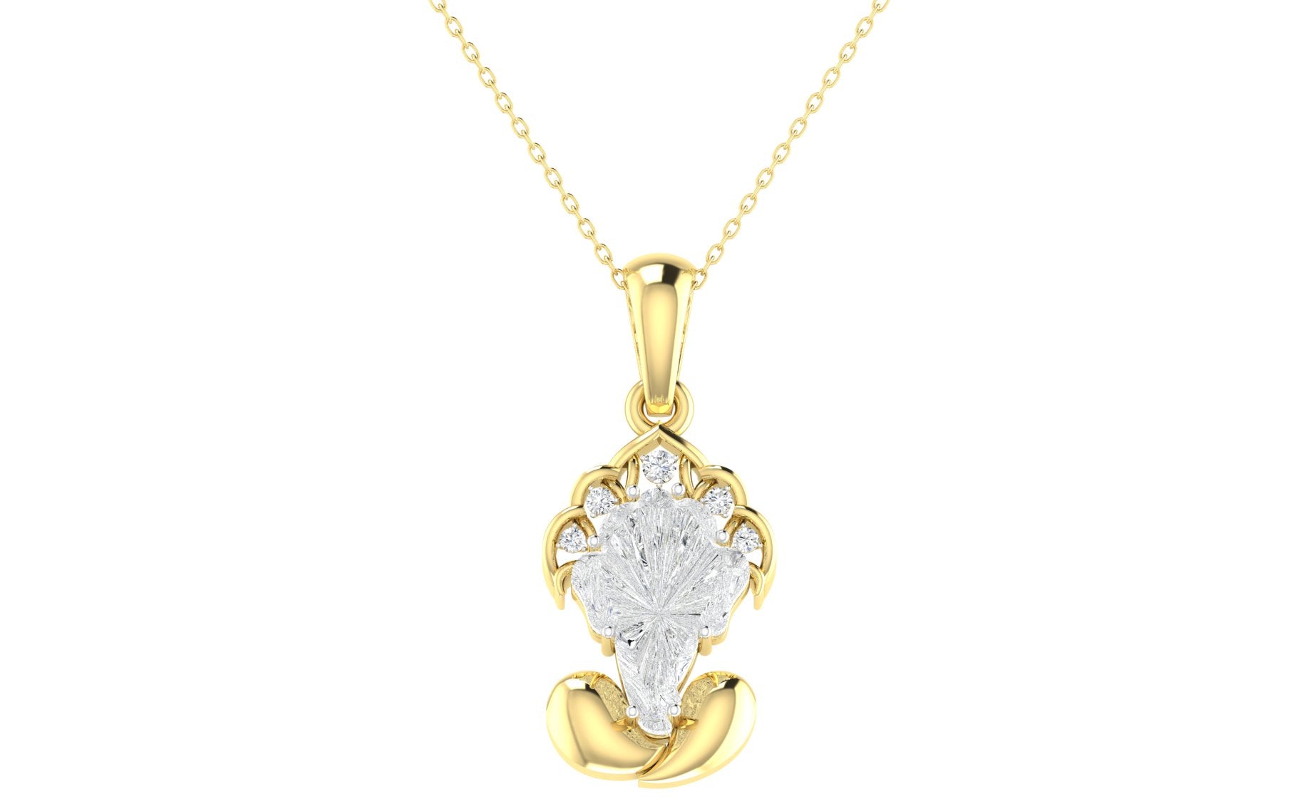 Xueli Lab Diamond Pendant – Charming & Clean