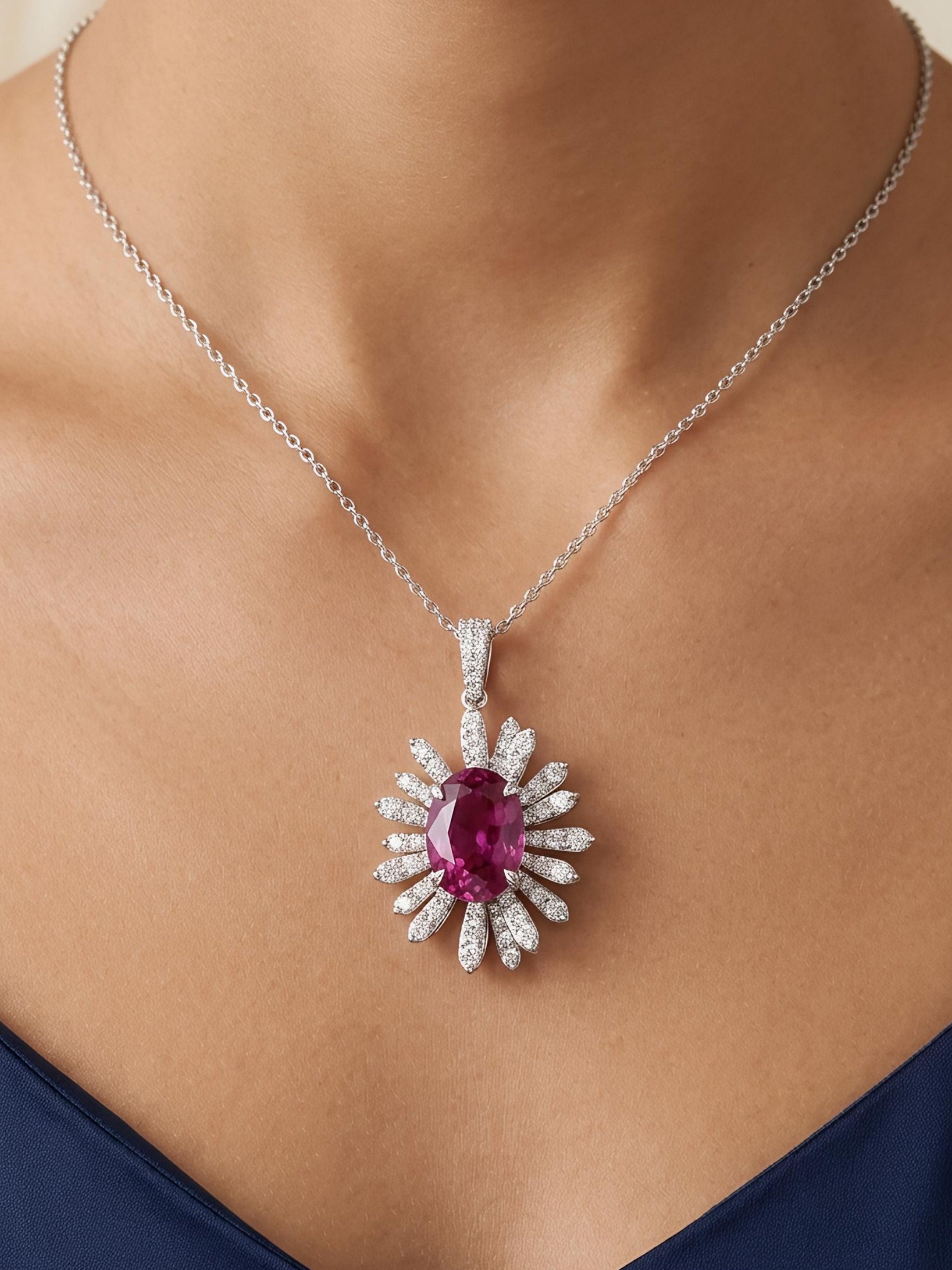 Isola Glow Lab Diamond Pendant