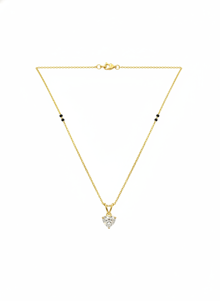 Serene Solstice 1ct Lab Diamond Mangalsutra
