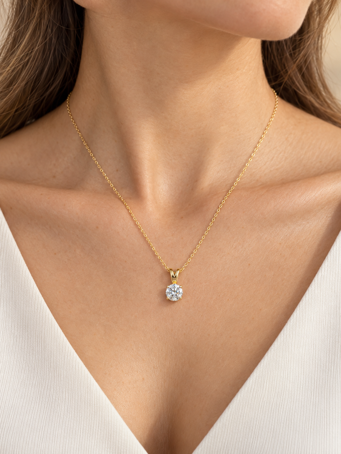 Zelvreth Calni Lab Grown Diamond Pendant