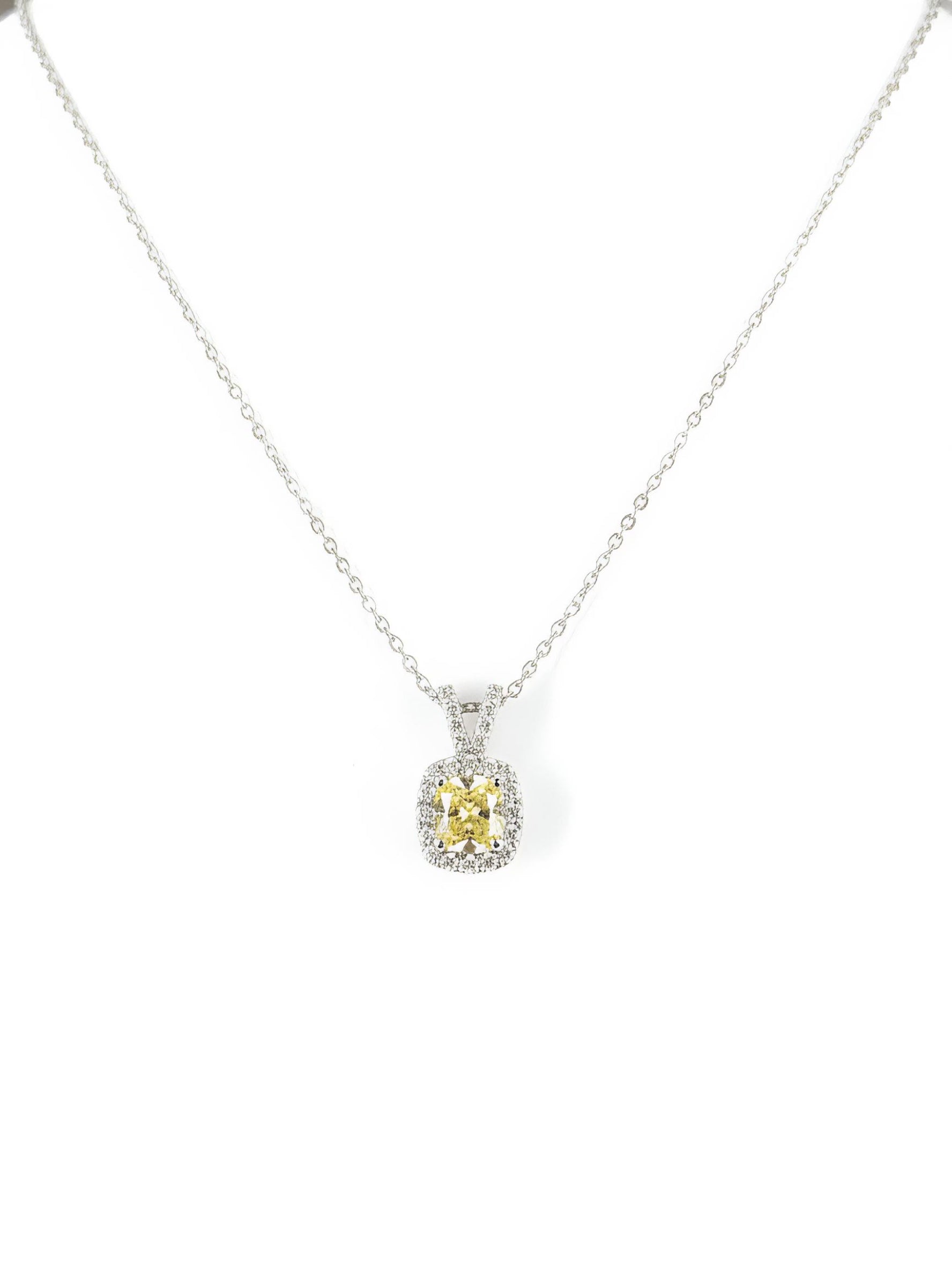 Xyrisa Crest Lab Diamond Pendant