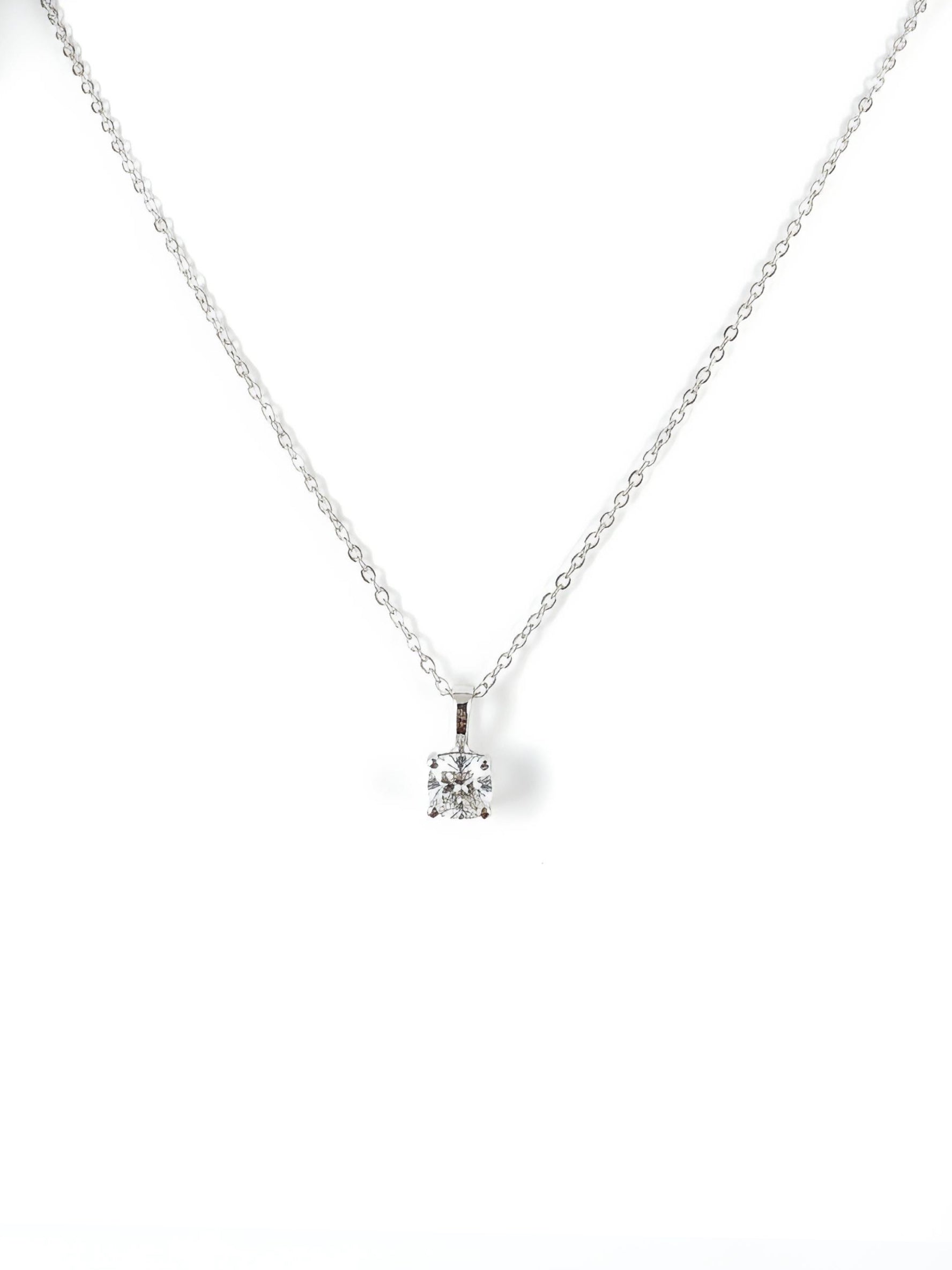 Lyrisa Crest Lab Diamond Pendant