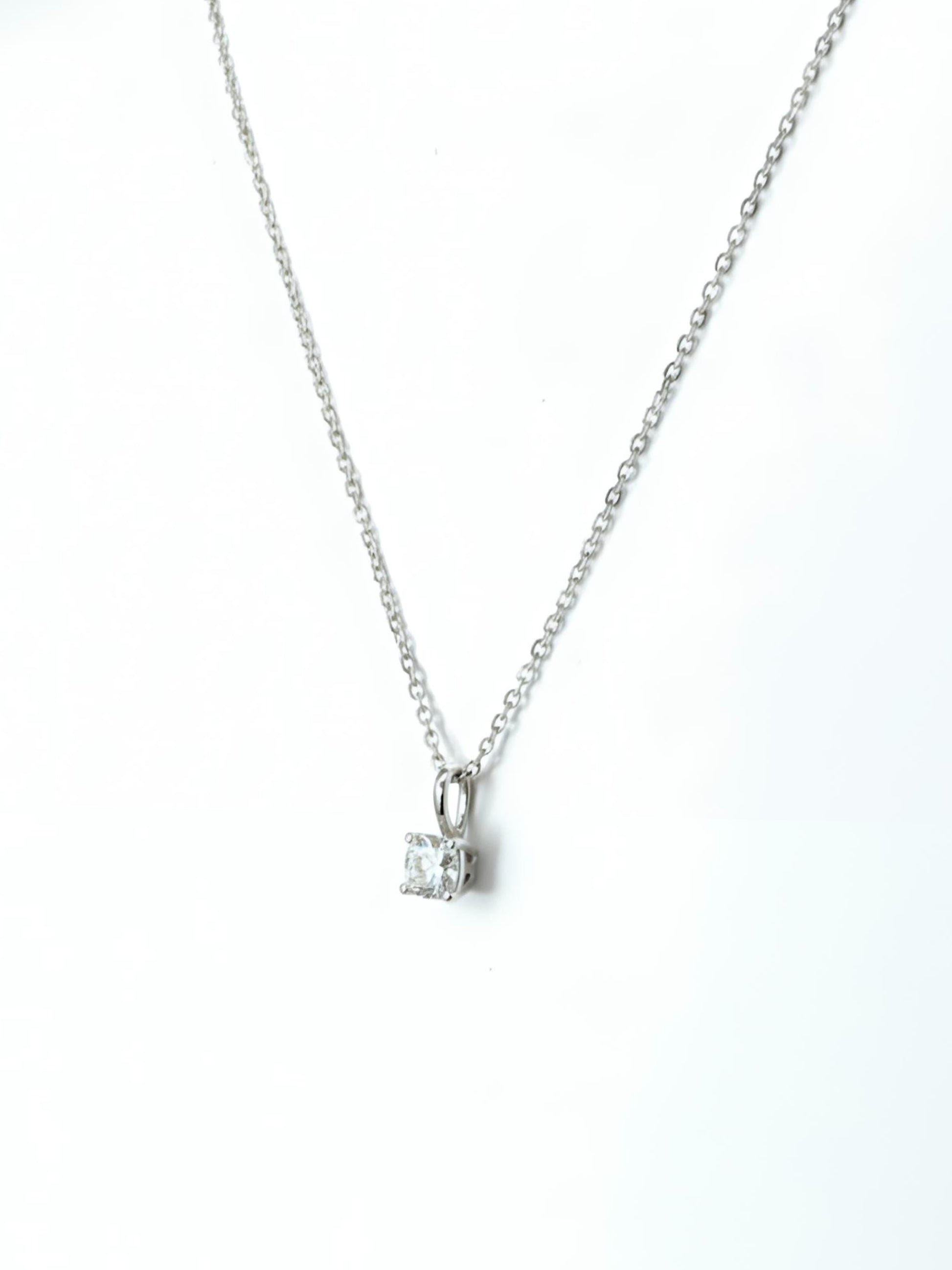 Lyrisa Crest Lab Diamond Pendant