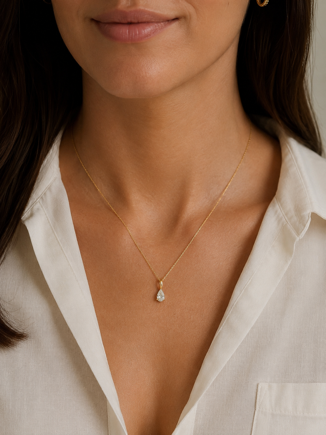 Calven Orith Lab Grown Diamond Pendant