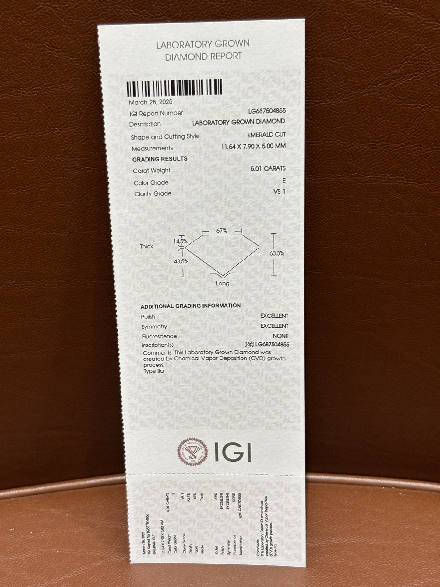 Kyla Breeze Lab Diamond Pendant