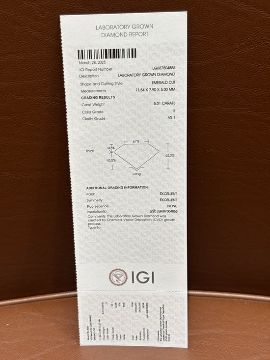 Kyla Breeze Lab Diamond Pendant