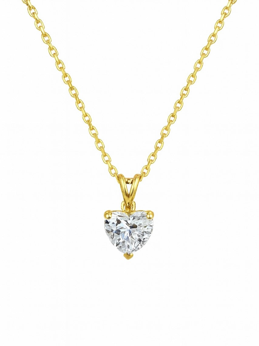 Elegant Crown Lab Diamond Pendant