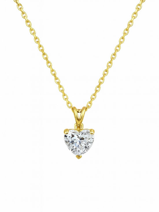 Elegant Crown Lab Diamond Pendant