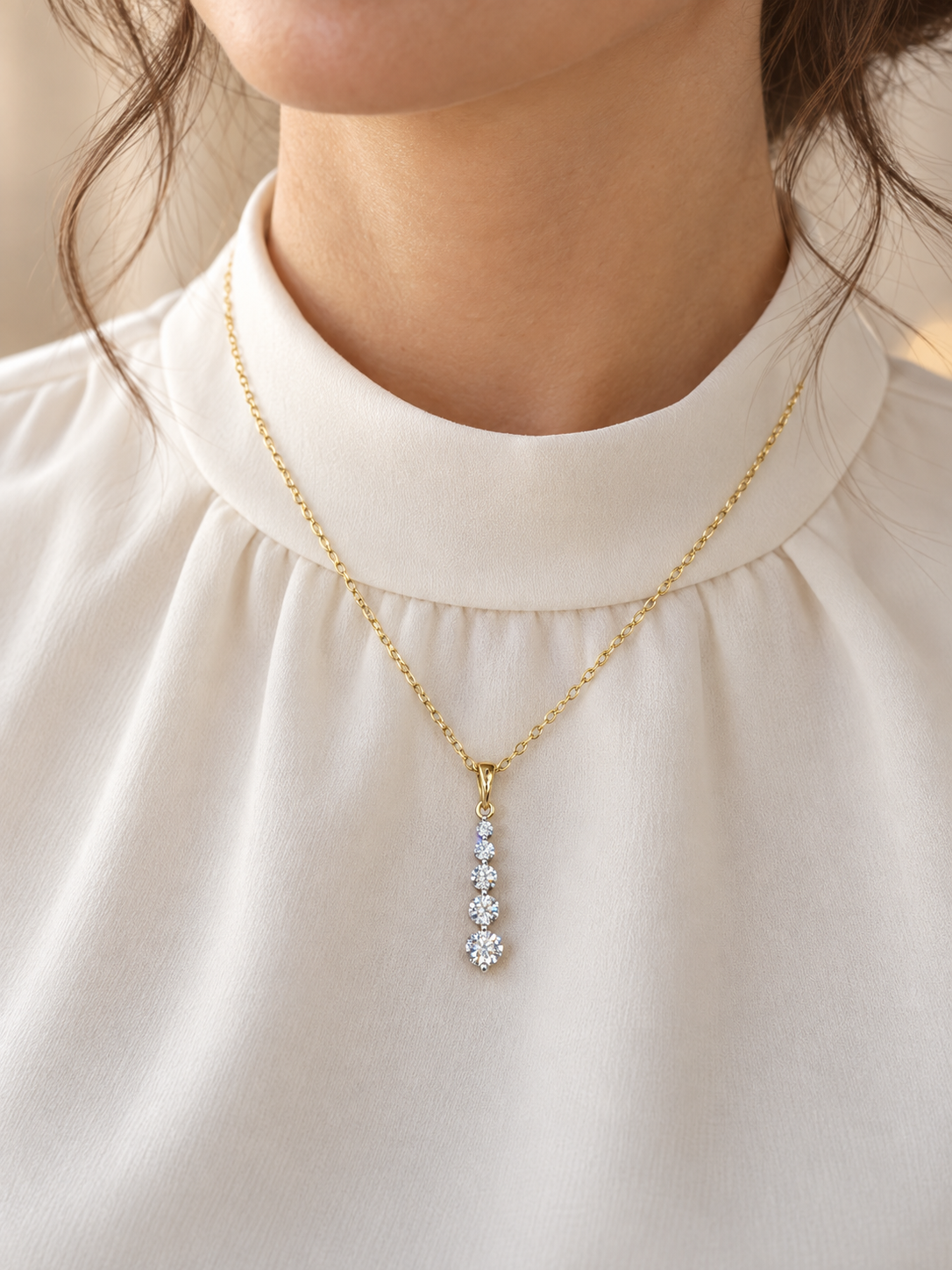 Thyrvane Drolx Lab Grown Diamond Pendant