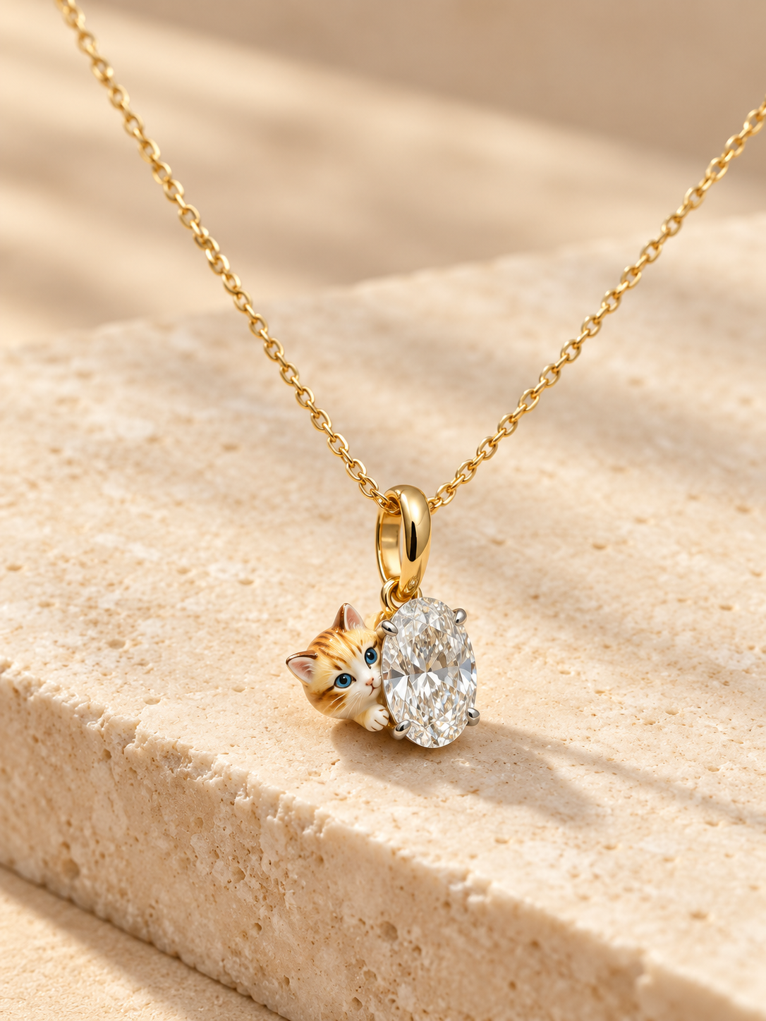 Elvrane Solcal Lab Grown Diamond Pendant