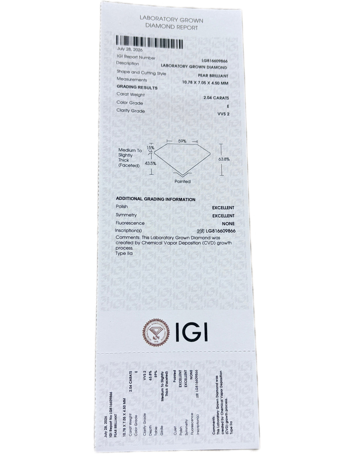 Ila Arc Lab Diamond Pendant