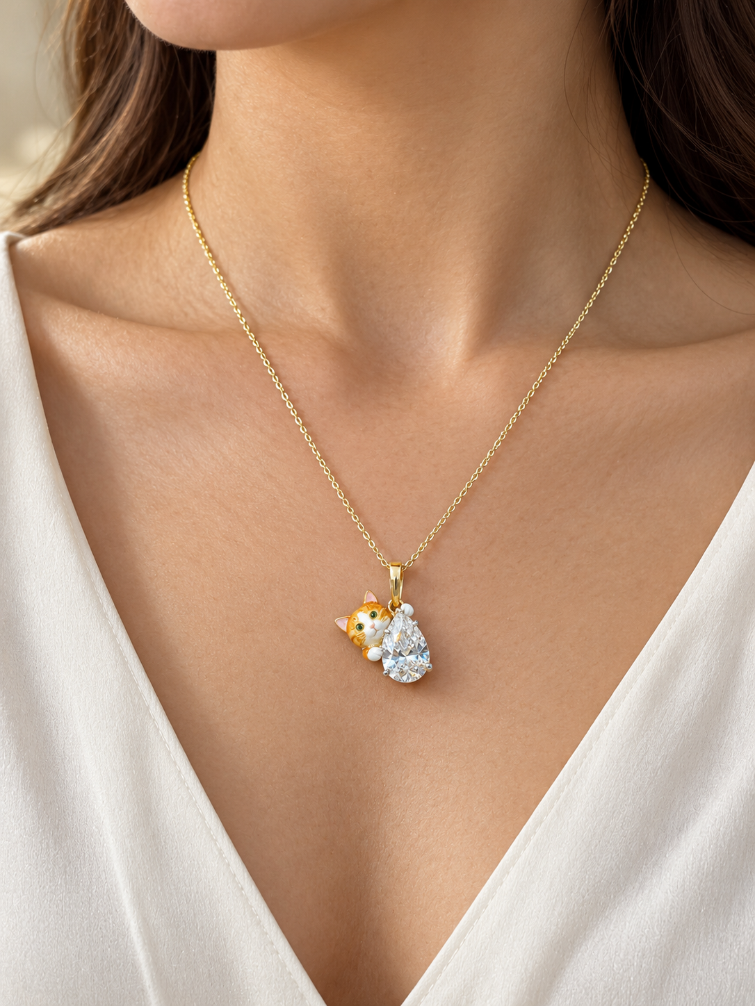 Zoraya Mircalne Lab Grown Diamond Pendant