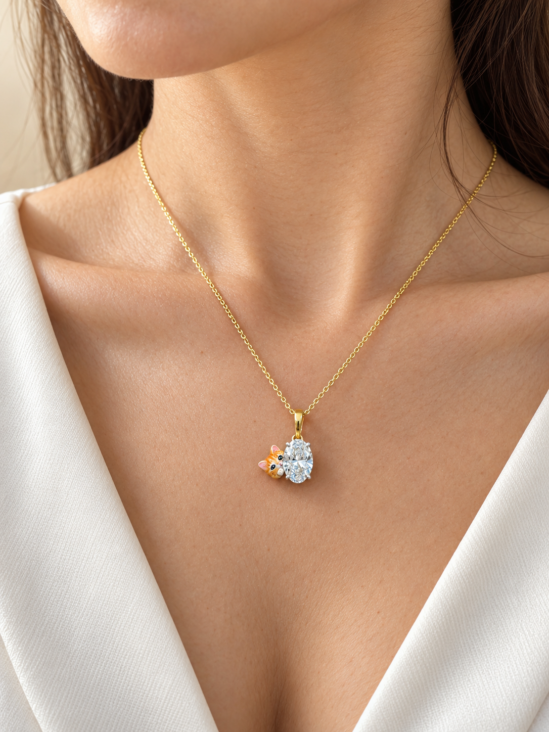 Thyven Drolsith Lab Grown Diamond Pendant