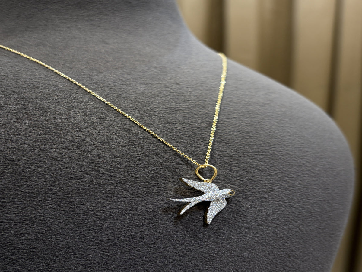 Lata Arc Lab Diamond Pendant