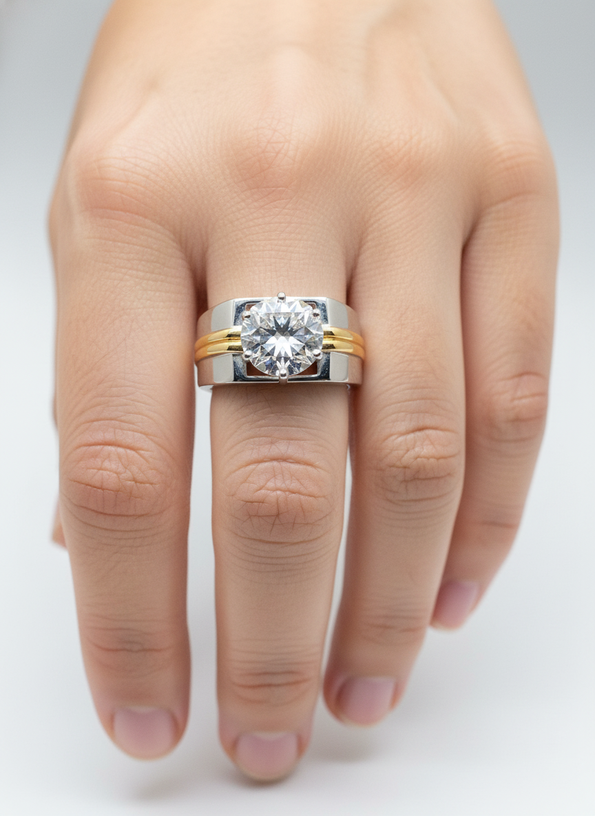 Lyric Eternity Lab Diamond Ring