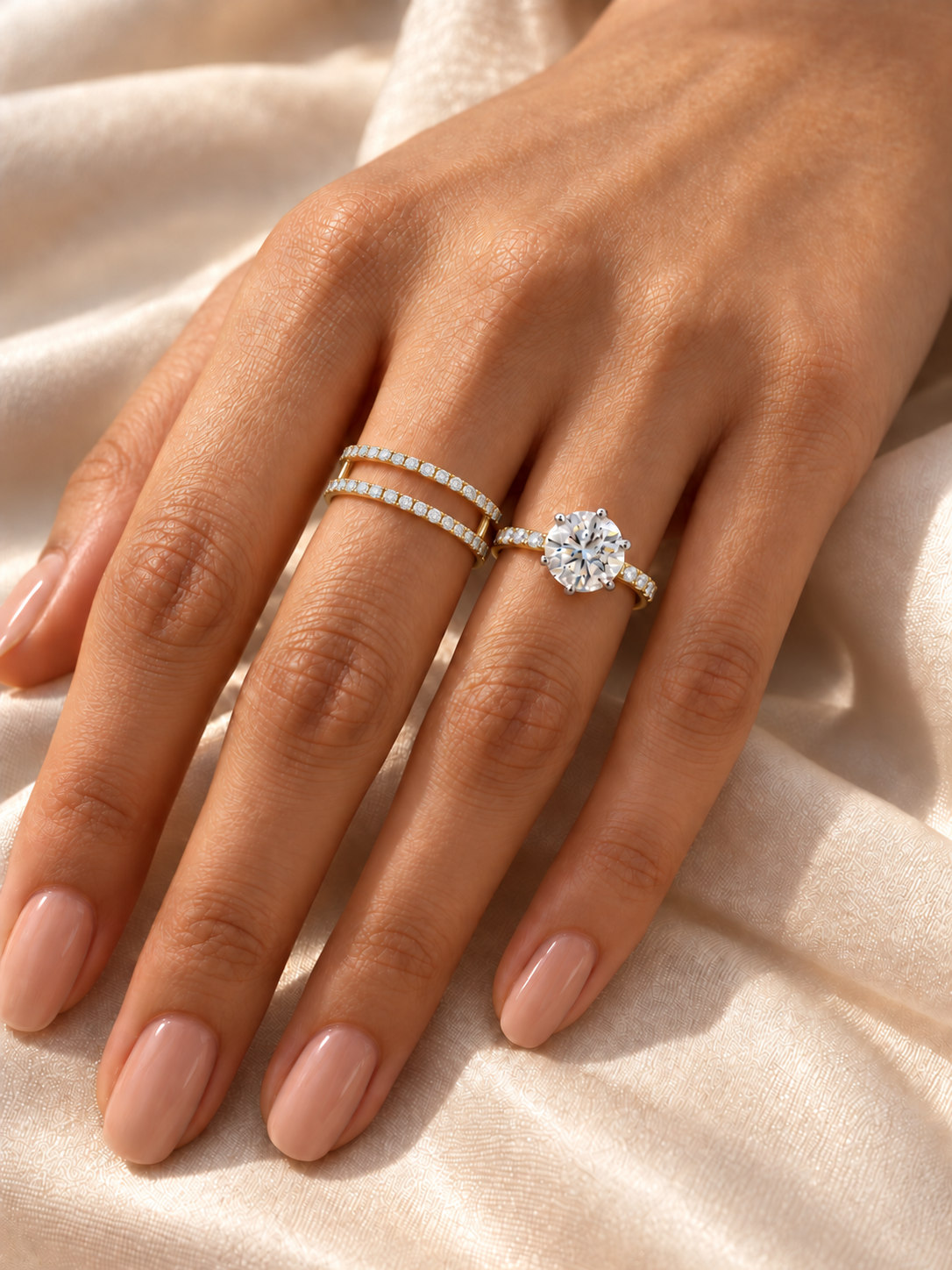 Orla Arc Lab Diamond Ring