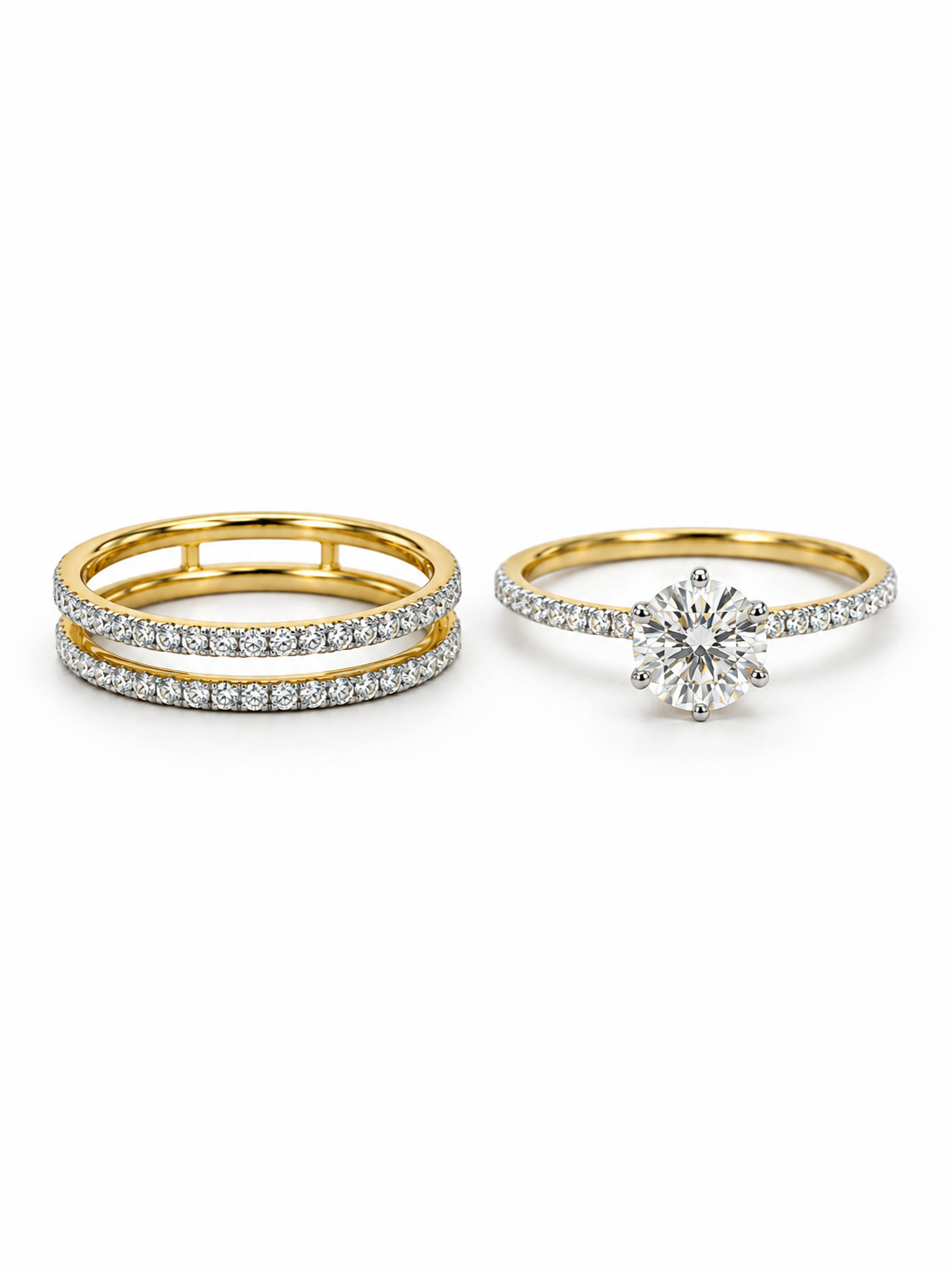 Yeva Arc Lab Diamond Ring