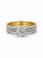 Yeva Arc Lab Diamond Ring