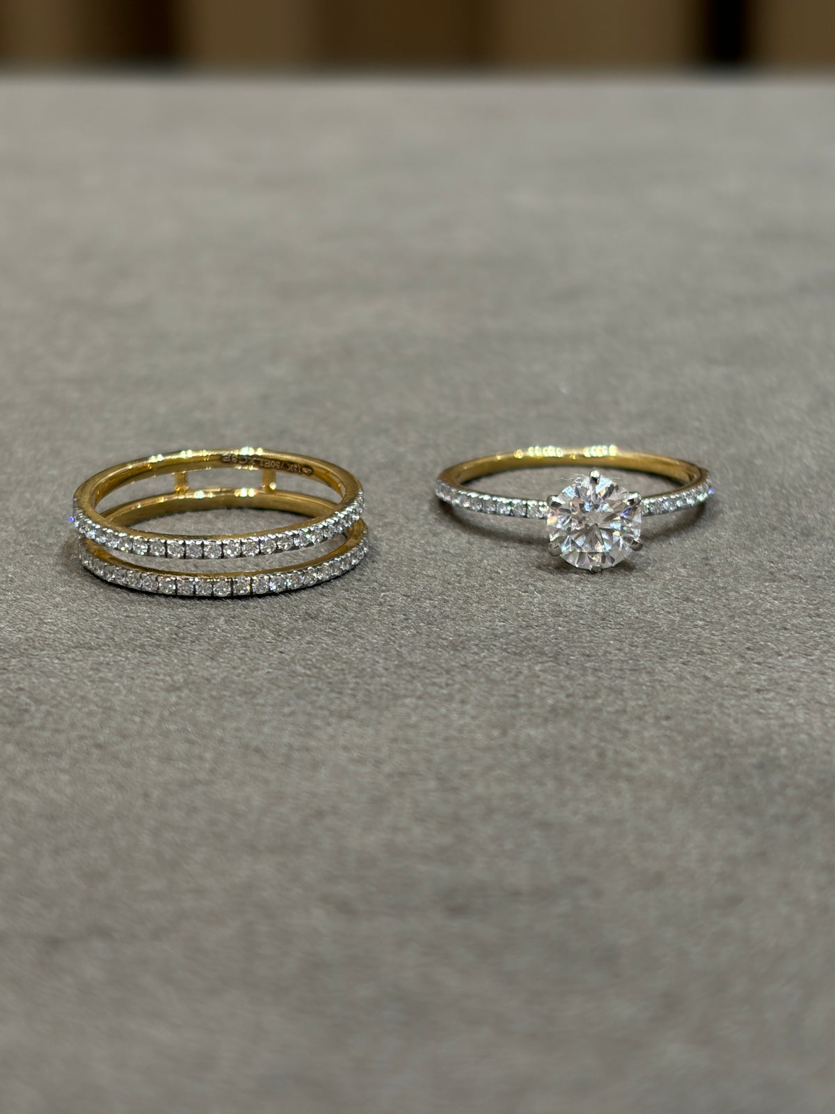 Yeva Arc Lab Diamond Ring