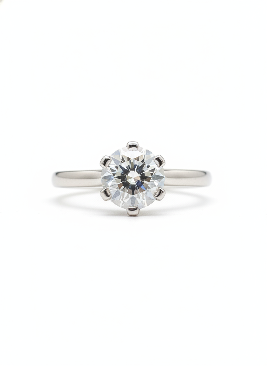 Aura Halo Lab Diamond Ring