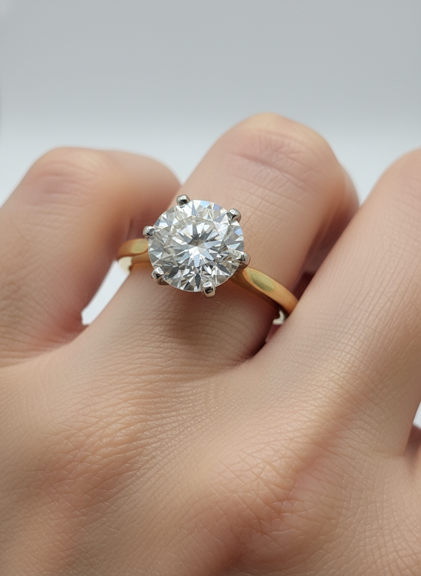 Axis Wrap Lab Diamond Ring