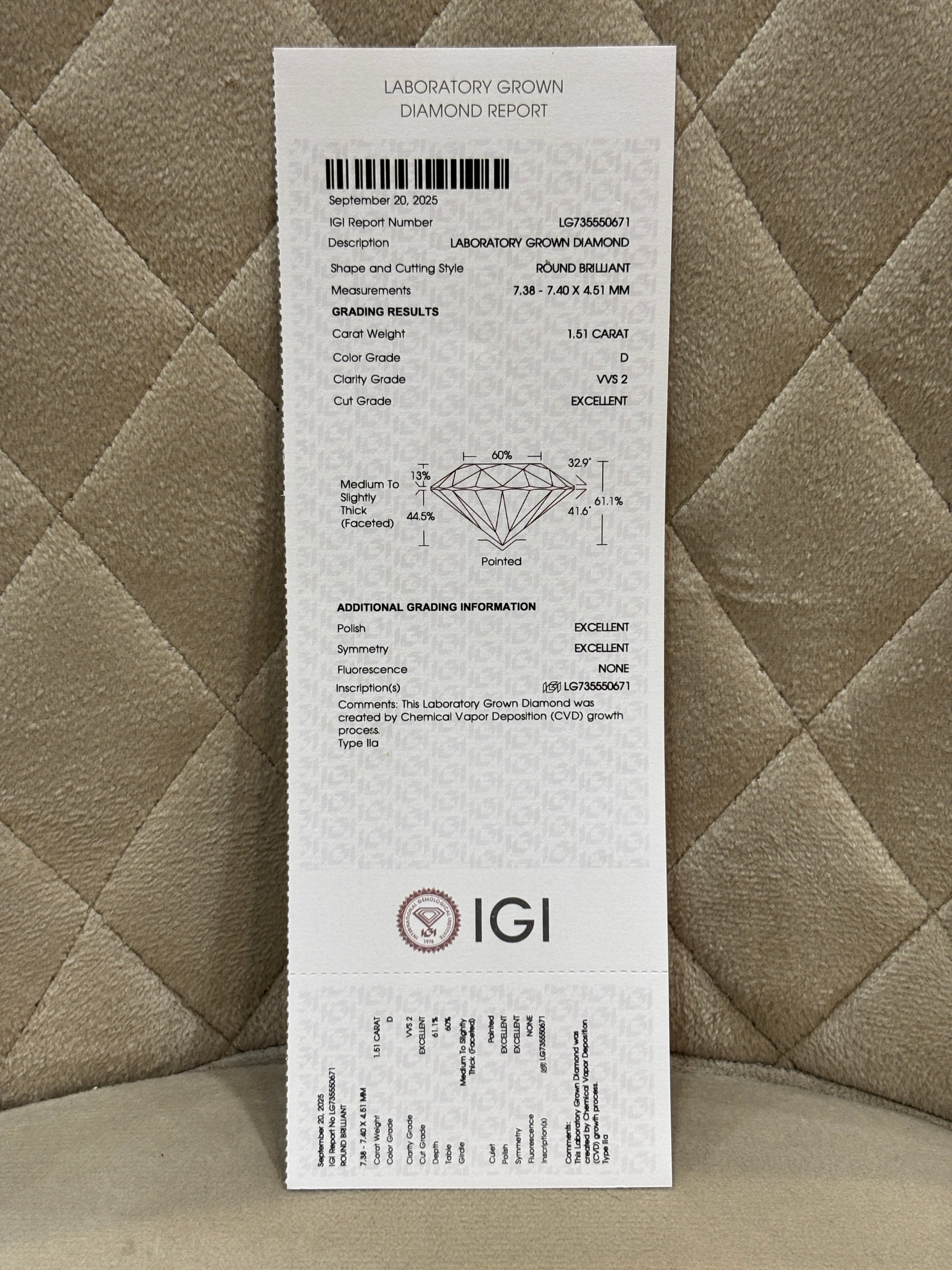 Luna Reverie Lab Diamond Ring