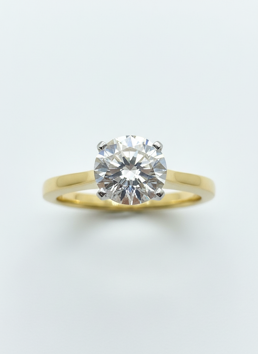 Ether Twist Lab Diamond Ring