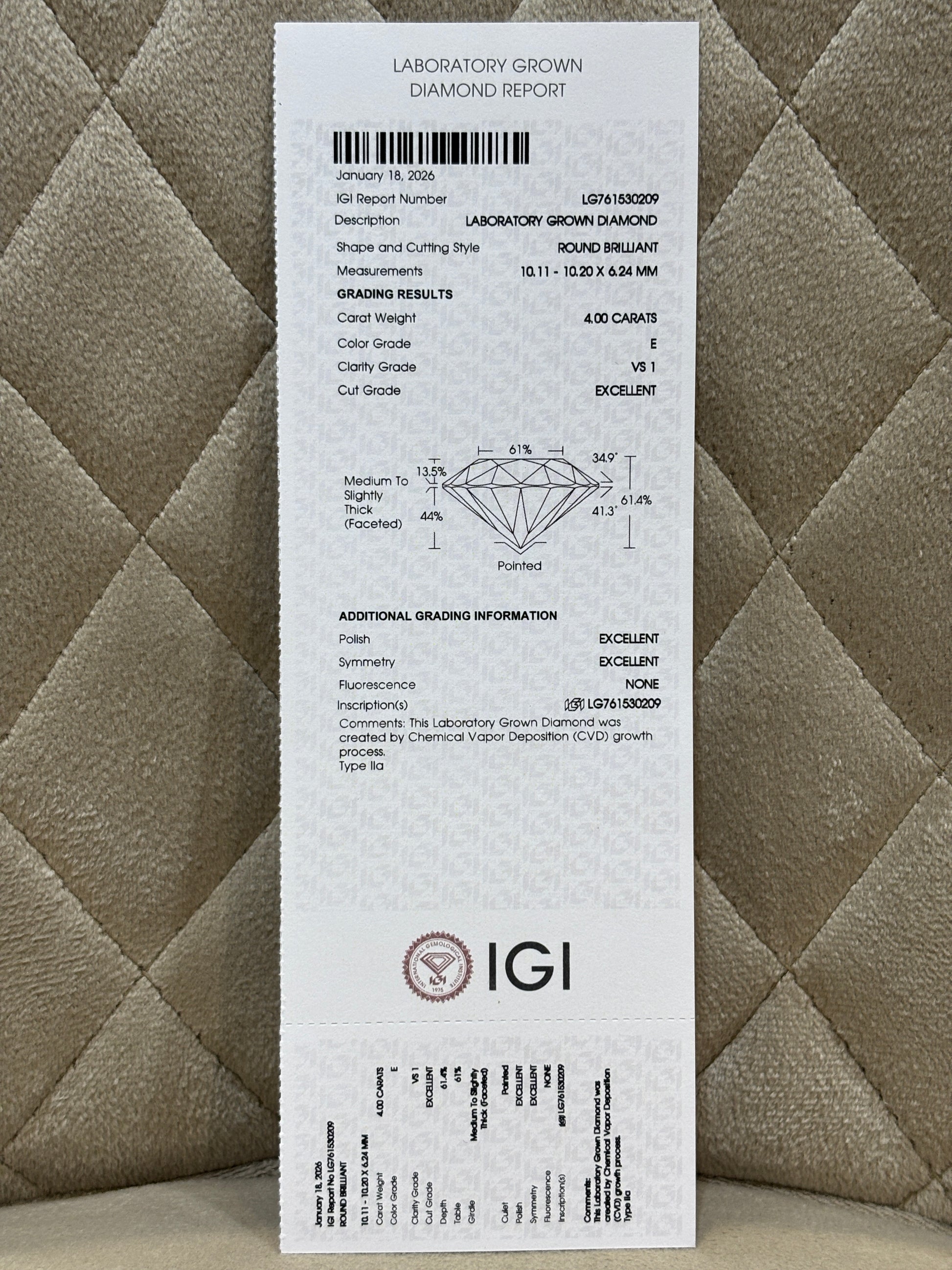 Cove Pavé Lab Diamond Ring