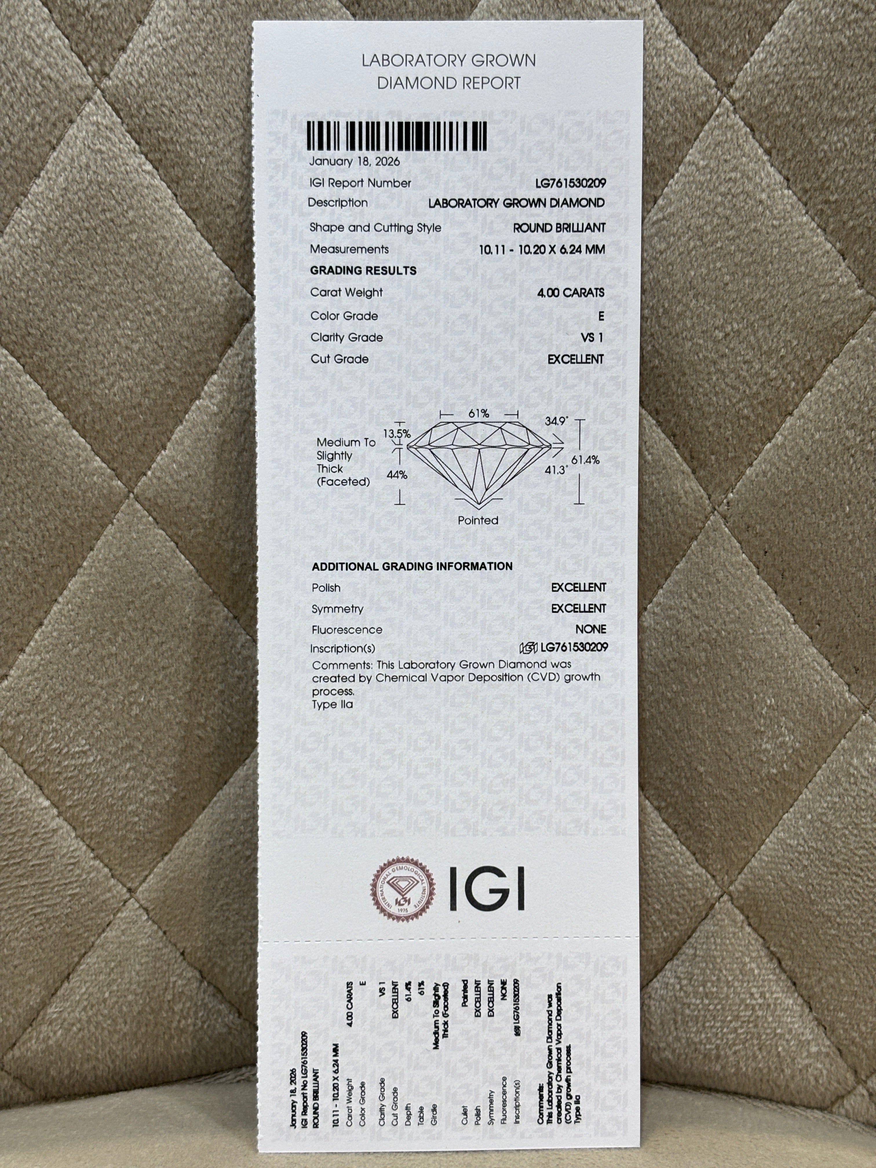 Cove Pavé Lab Diamond Ring