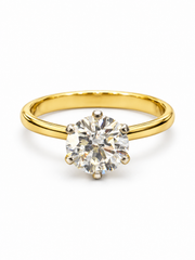 Lillian Begonia Lab Diamond Ring