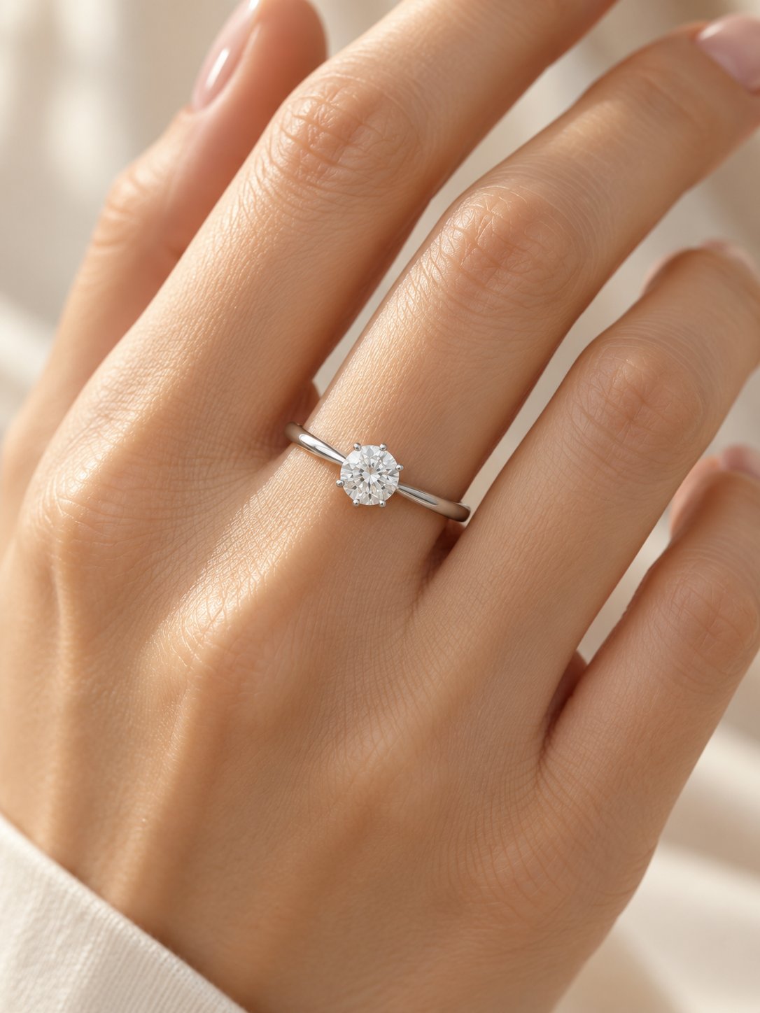 Lyra Peak Lab Diamond Ring