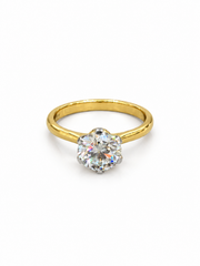 Vera Swirl Lab Diamond Ring