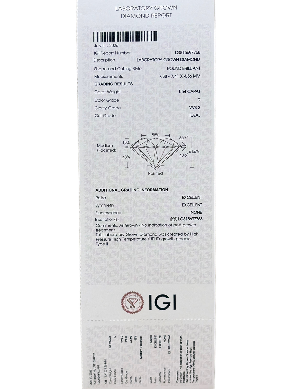 Vera Swirl Lab Diamond Ring