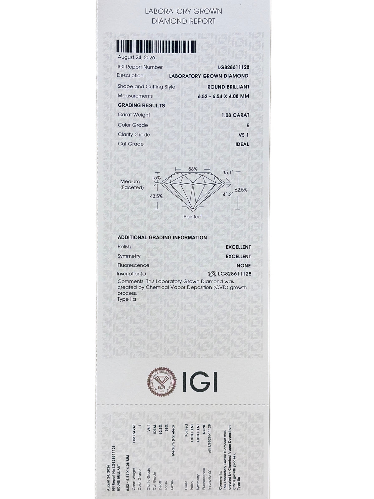 Reva Nook Lab Diamond Ring
