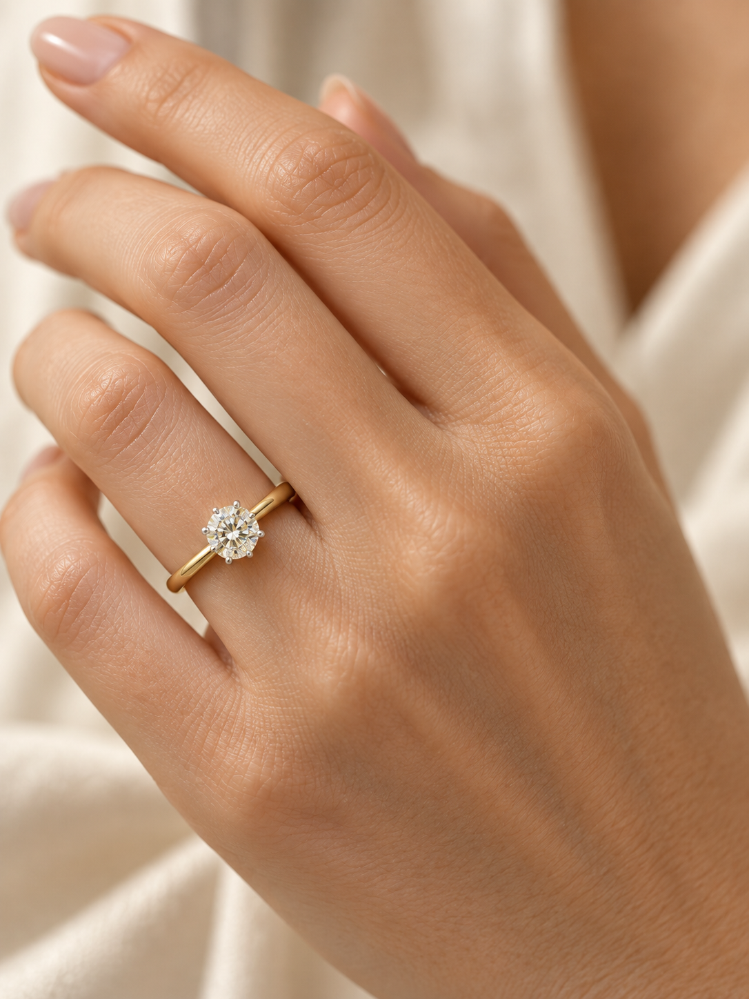 Naia Arc Lab Diamond Ring