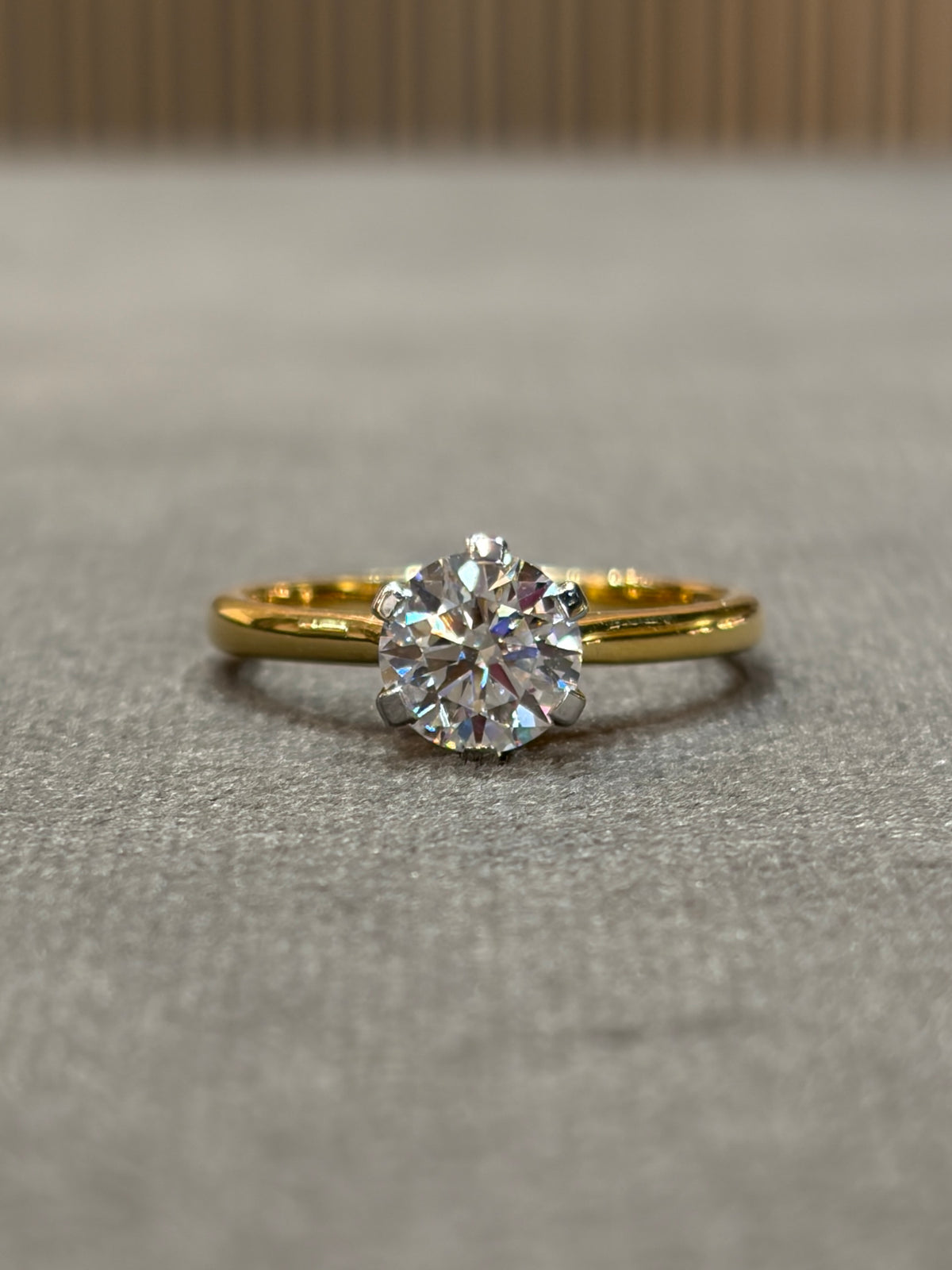 Opal Arc Lab Diamond Ring
