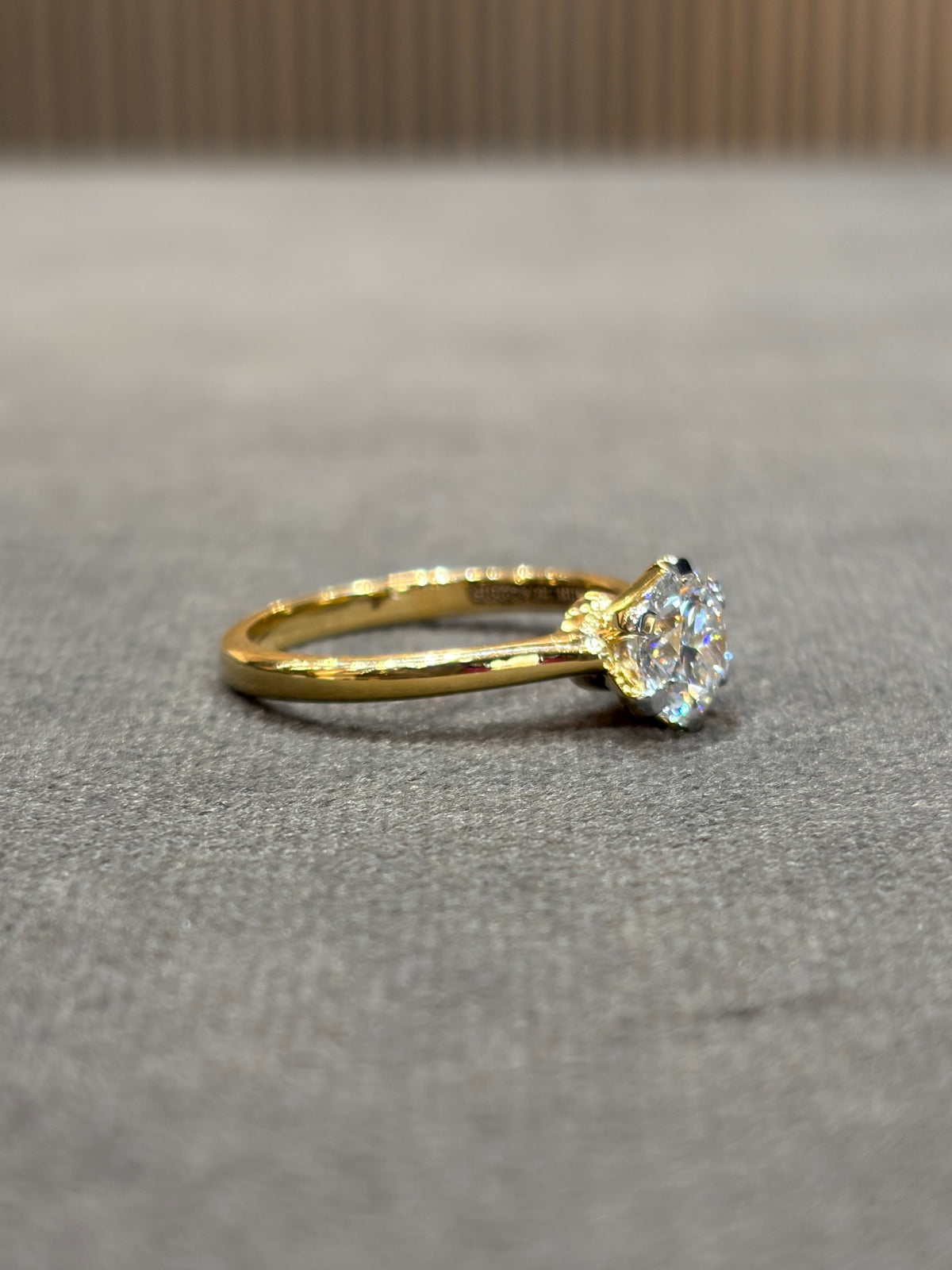 Opal Arc Lab Diamond Ring