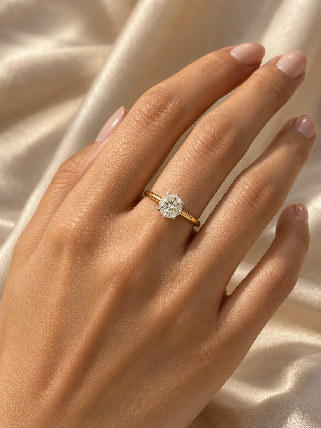 Ziva Arc Lab Diamond Ring