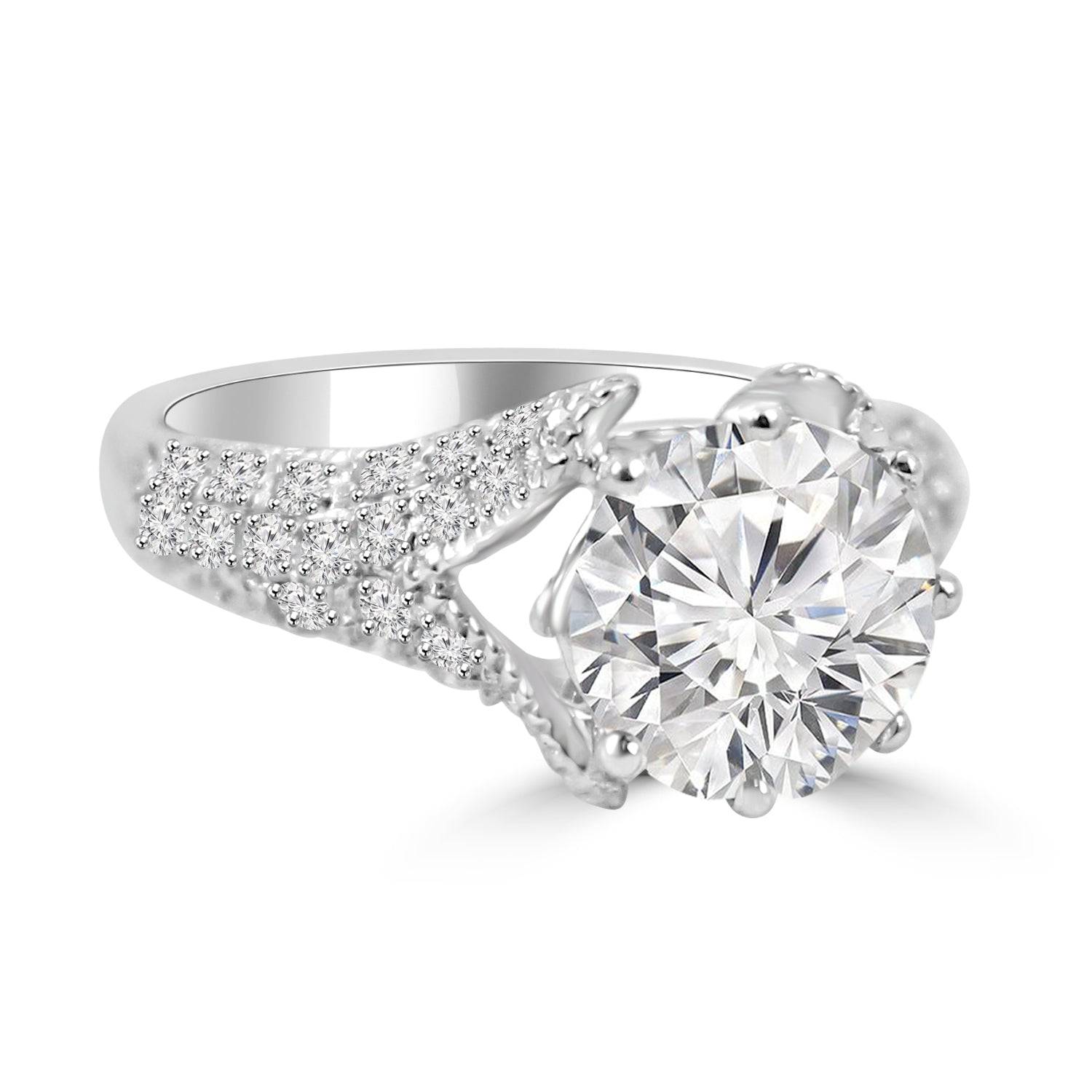 Niea 4ct Lab Diamond Ring - Fiona Diamonds - Fiona Diamonds