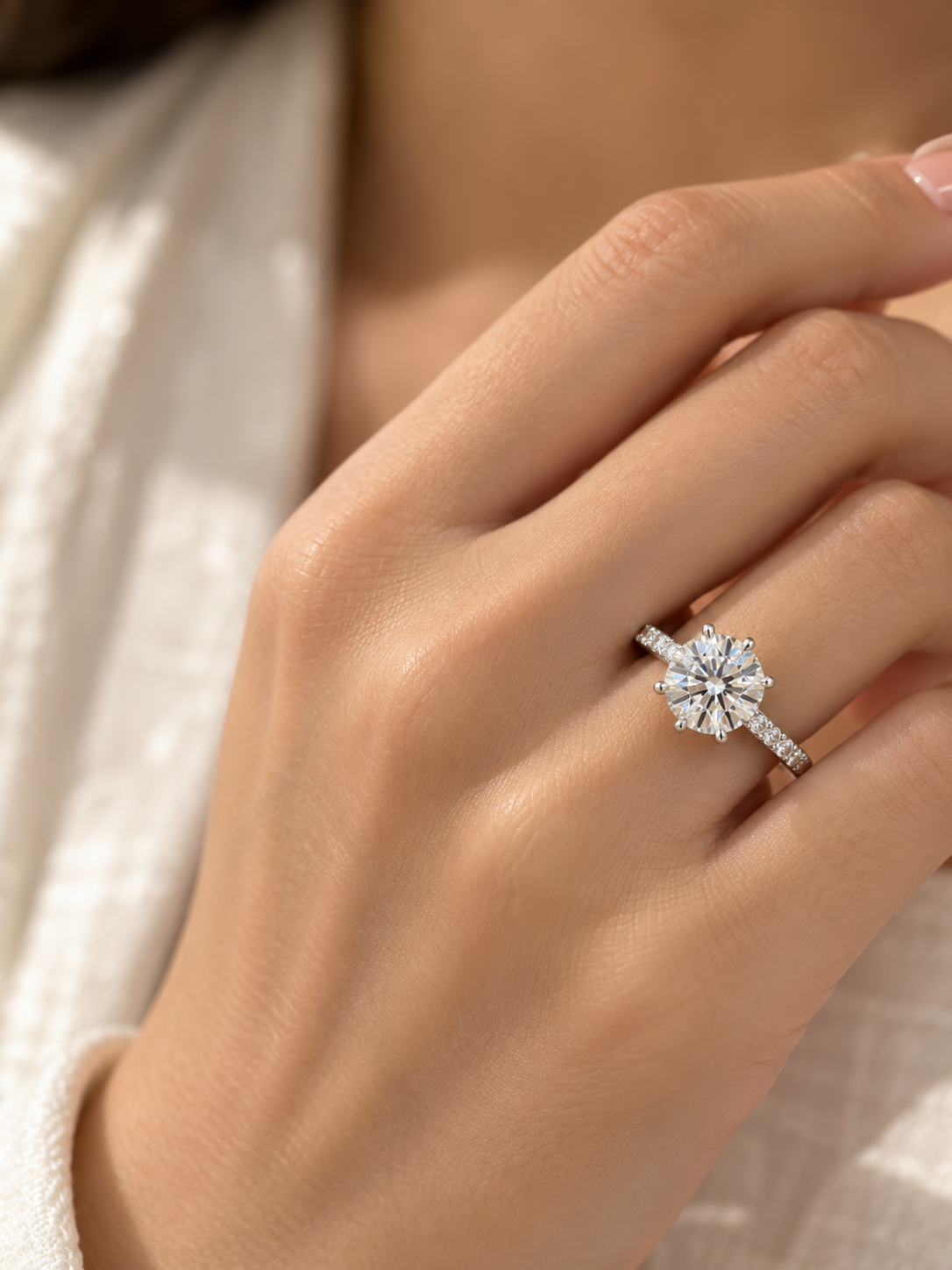 Wren Arc Lab Diamond Ring