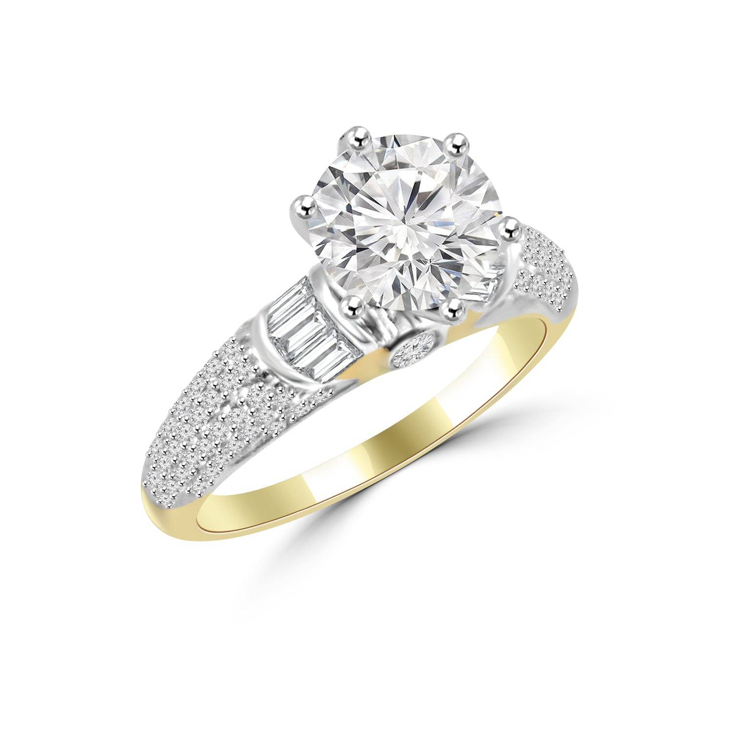 Remy 3ct Lab Diamond Ring - Fiona Diamonds - Fiona Diamonds