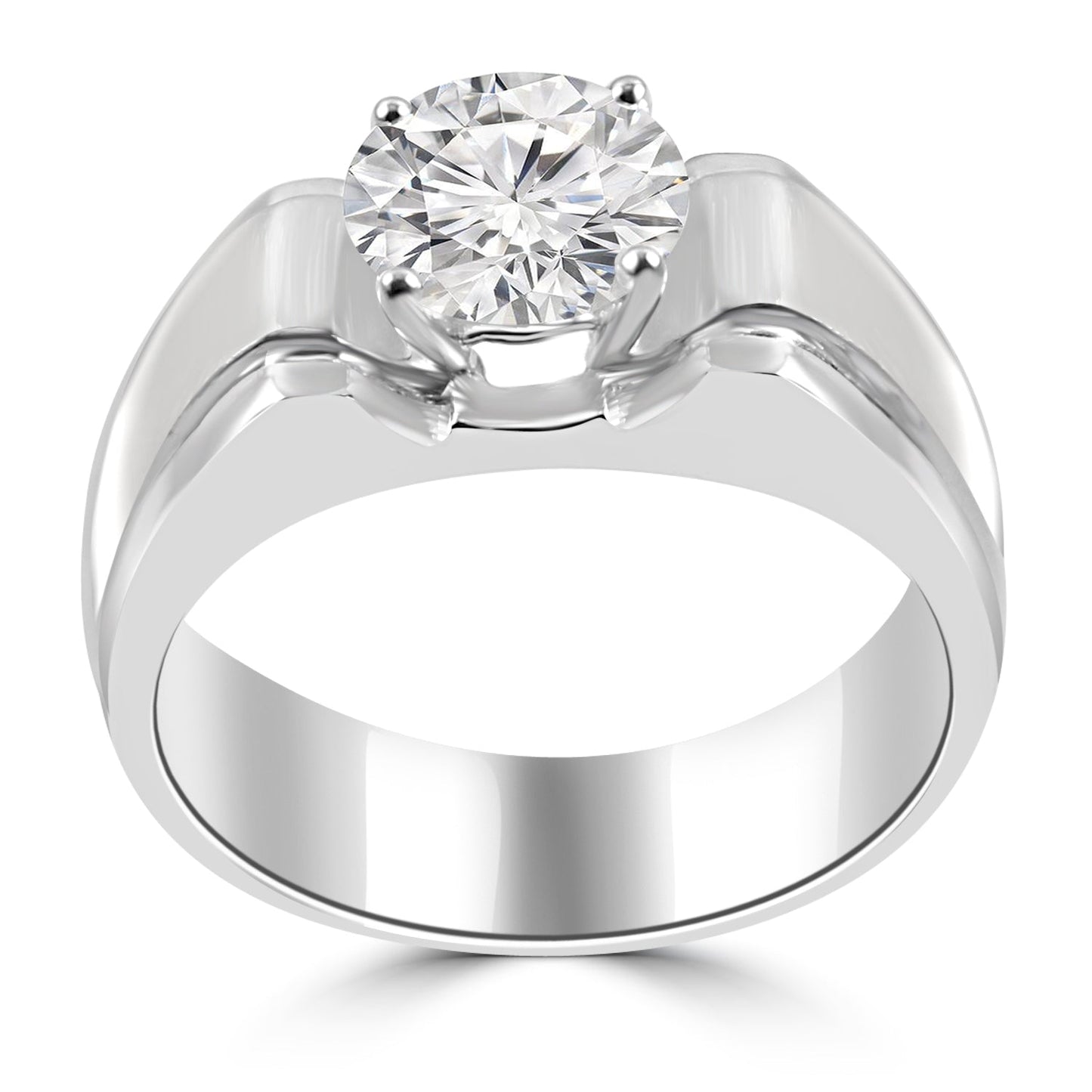 Tanish  Lab Diamond Men Ring - Fiona Diamonds - Fiona Diamonds