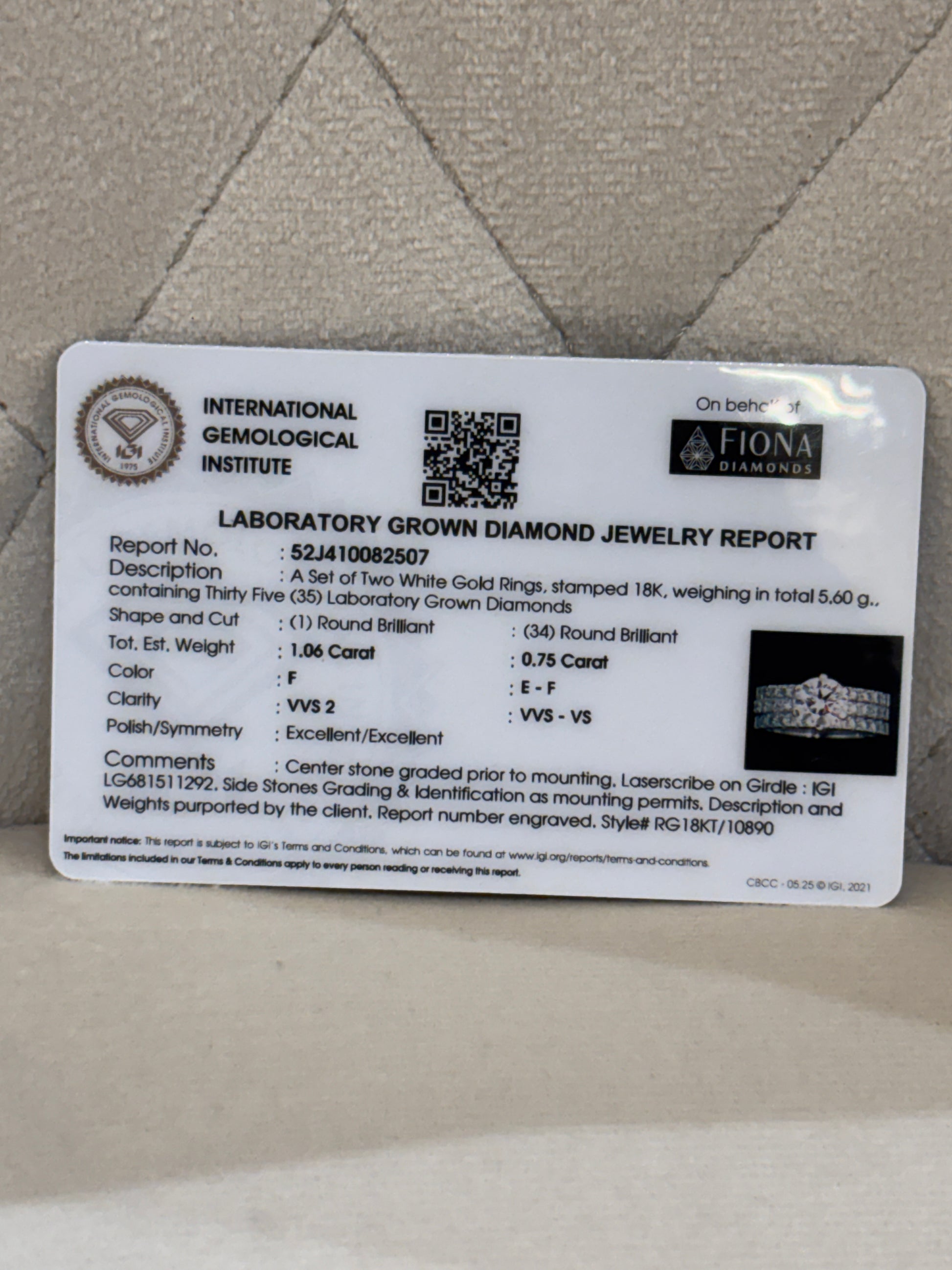 Wild Mirage Lab Diamond Ring