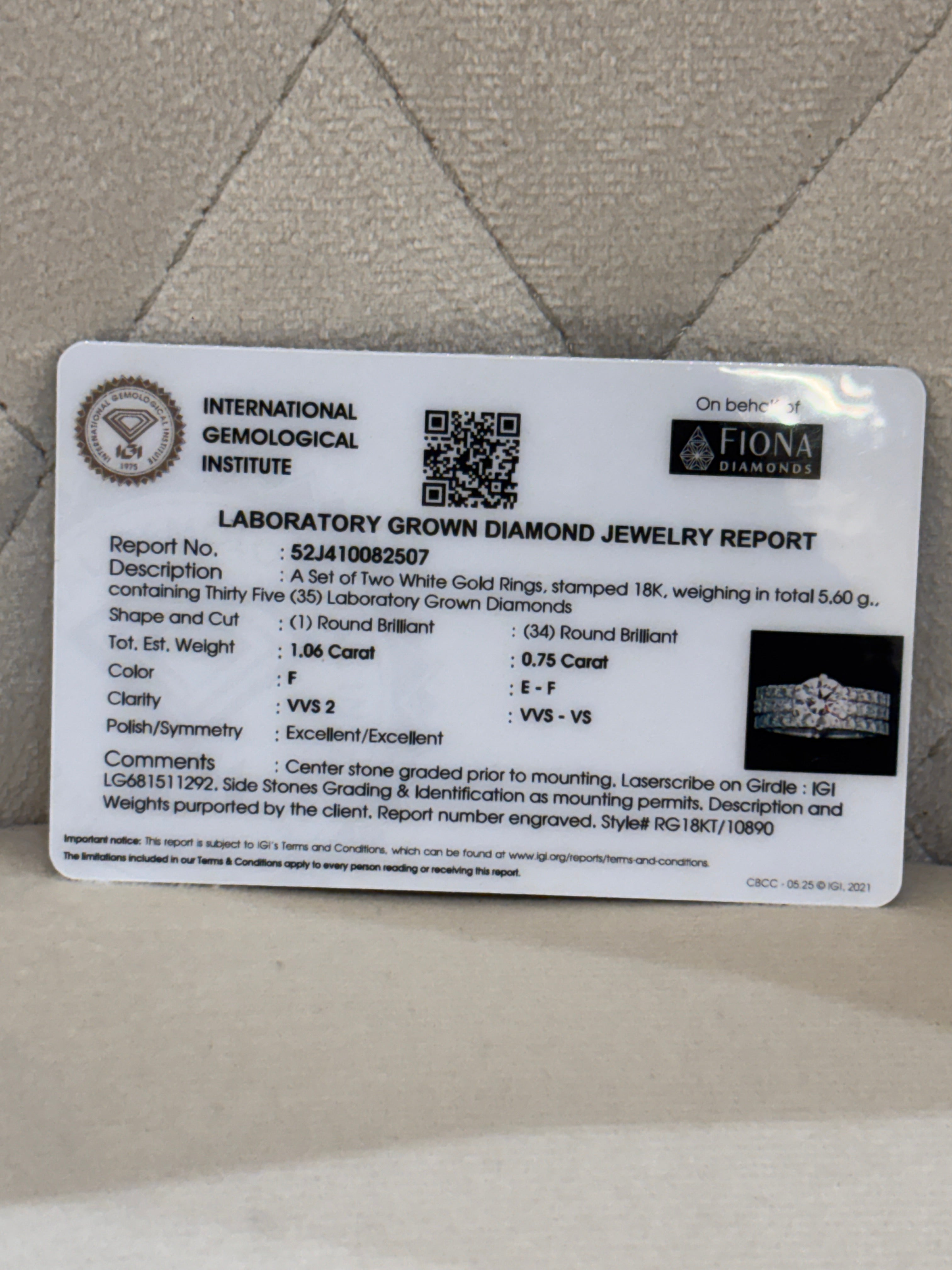 Wild Mirage Lab Diamond Ring