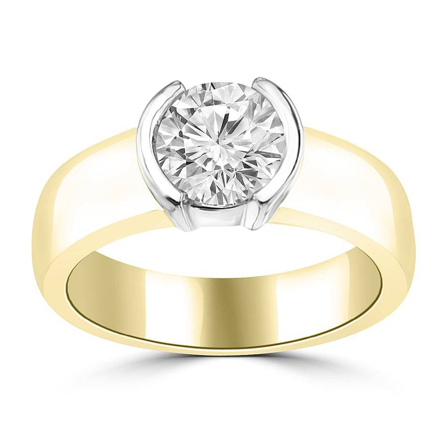 Fenil 1.30ct Lab Diamond Men Ring - Fiona Diamonds - Fiona Diamonds