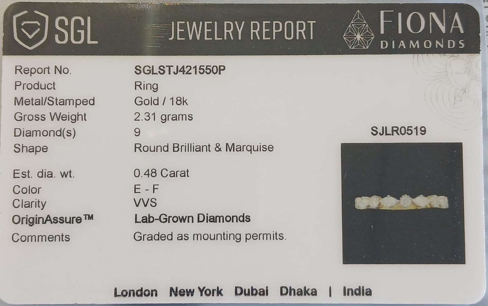 Rulan Lab Diamond Ring ??Lush & Luxe