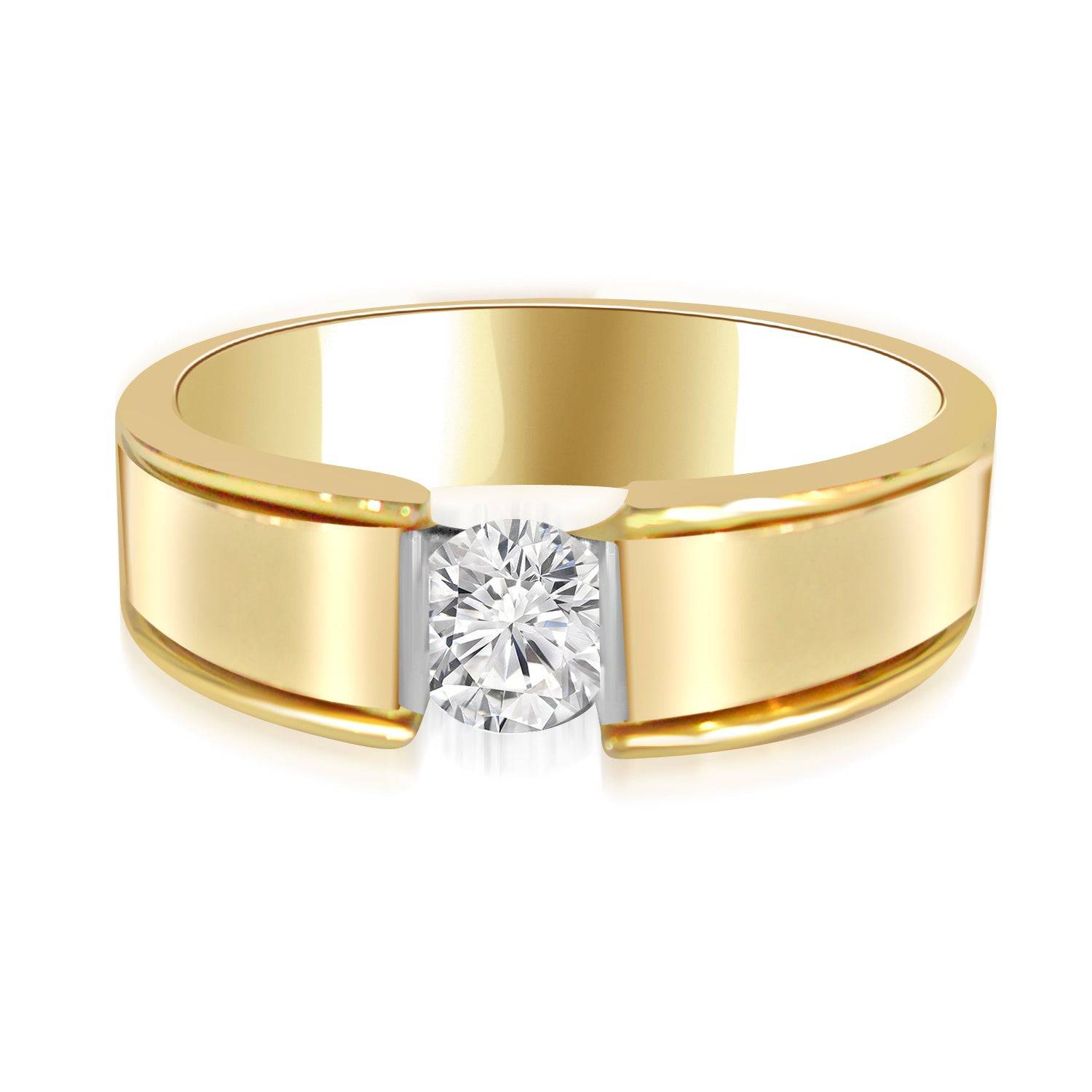 Vanaj  Lab Diamond Men Ring - Fiona Diamonds - Fiona Diamonds