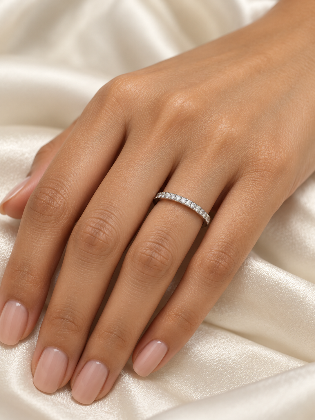 Marina Feather Lab Diamond Ring