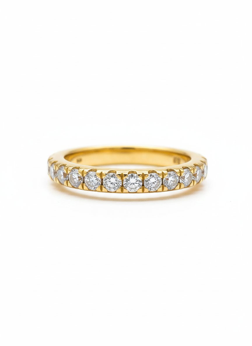 Crest Solitaire Lab Diamond Ring