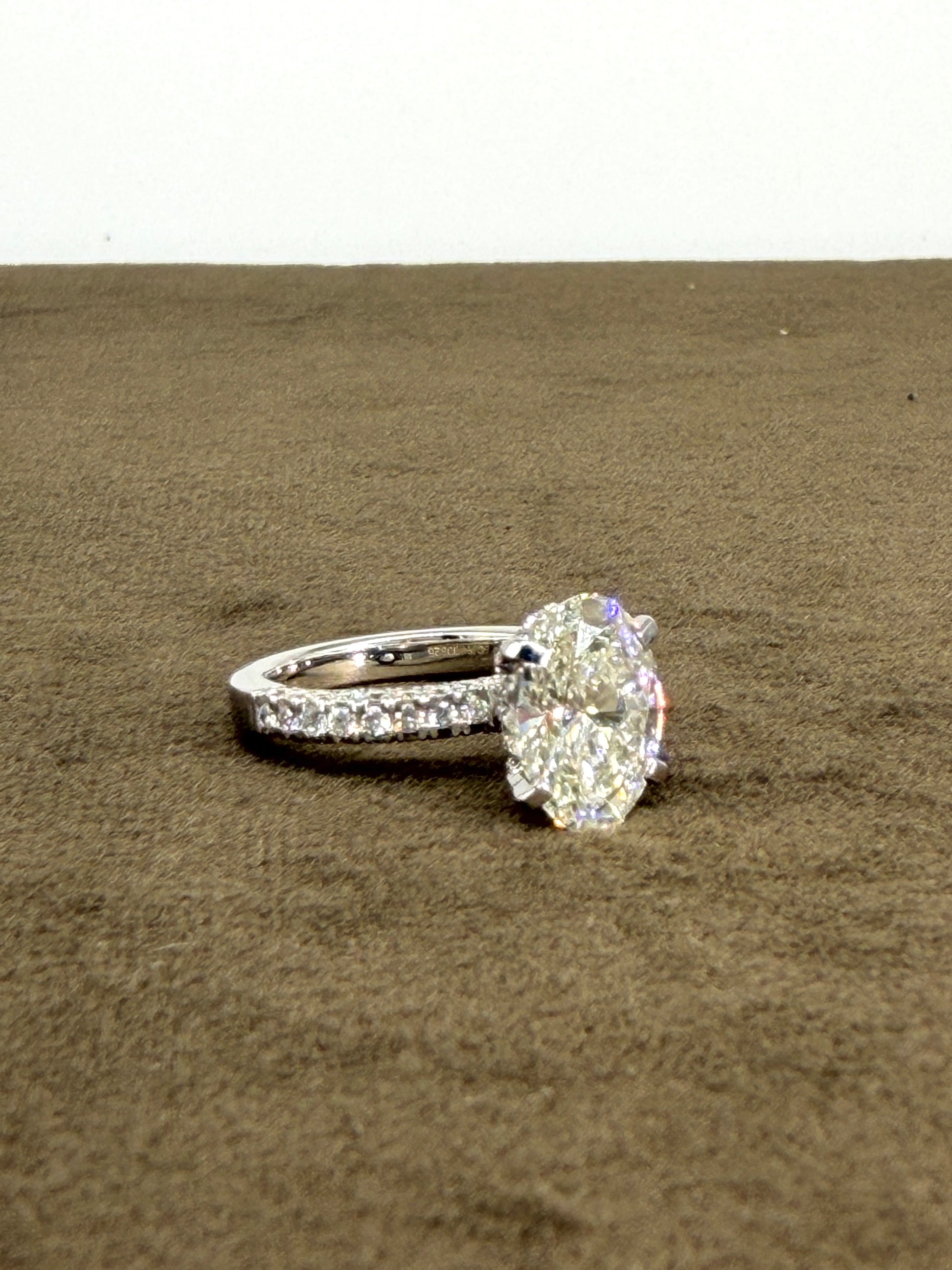 Radiant Trace Lab Diamond Ring